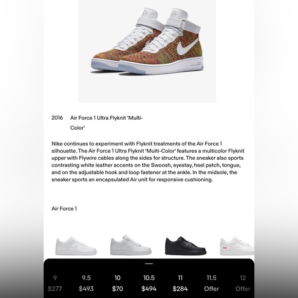 Nike Air Force 1 Ultra Flyknit Mid - Picture 7 of 8